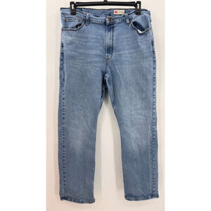 Wrangler Relaxed Boot Cut Men’s Jeans Light Wash Classic Western Rancher 36x30